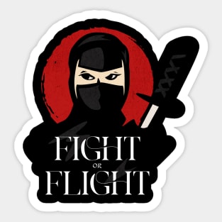 Fight Or Flight Sticker